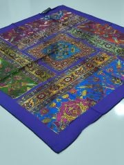 SİLKHOME KİLİM  DESEN  TİVİL EŞARP MOR