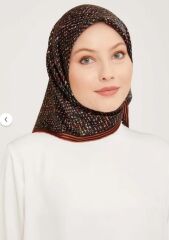 ARMİNE SURA İPEK EŞARP NOSTALJİ  9013-02