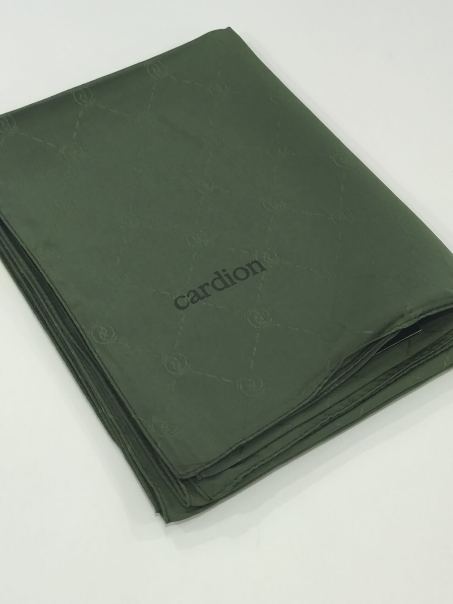 CARDİON JAKARLI ŞAL MONOGRAM DESEN HAKİ