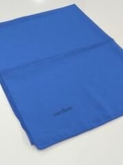 CARDİON JAKARLI ŞAL MONOGRAM DESEN SAKS MAVİ