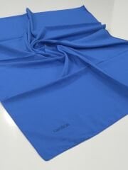 CARDİON JAKARLI ŞAL MONOGRAM DESEN SAKS MAVİ