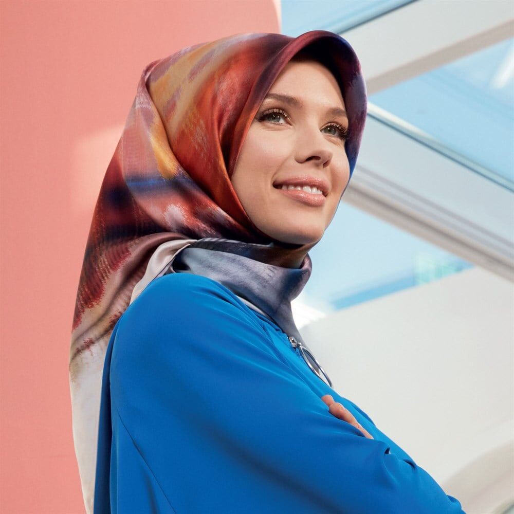 ARMİNE SURA İPEK EŞARP NOSTALJİ  8323-34