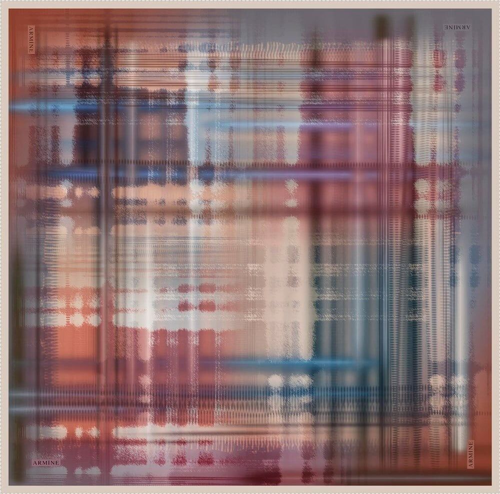 ARMİNE SURA İPEK EŞARP NOSTALJİ  8323-38