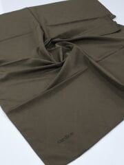 CARDİON JAKARLI ŞAL MONOGRAM DESEN ÇİKOLATA KAHVE