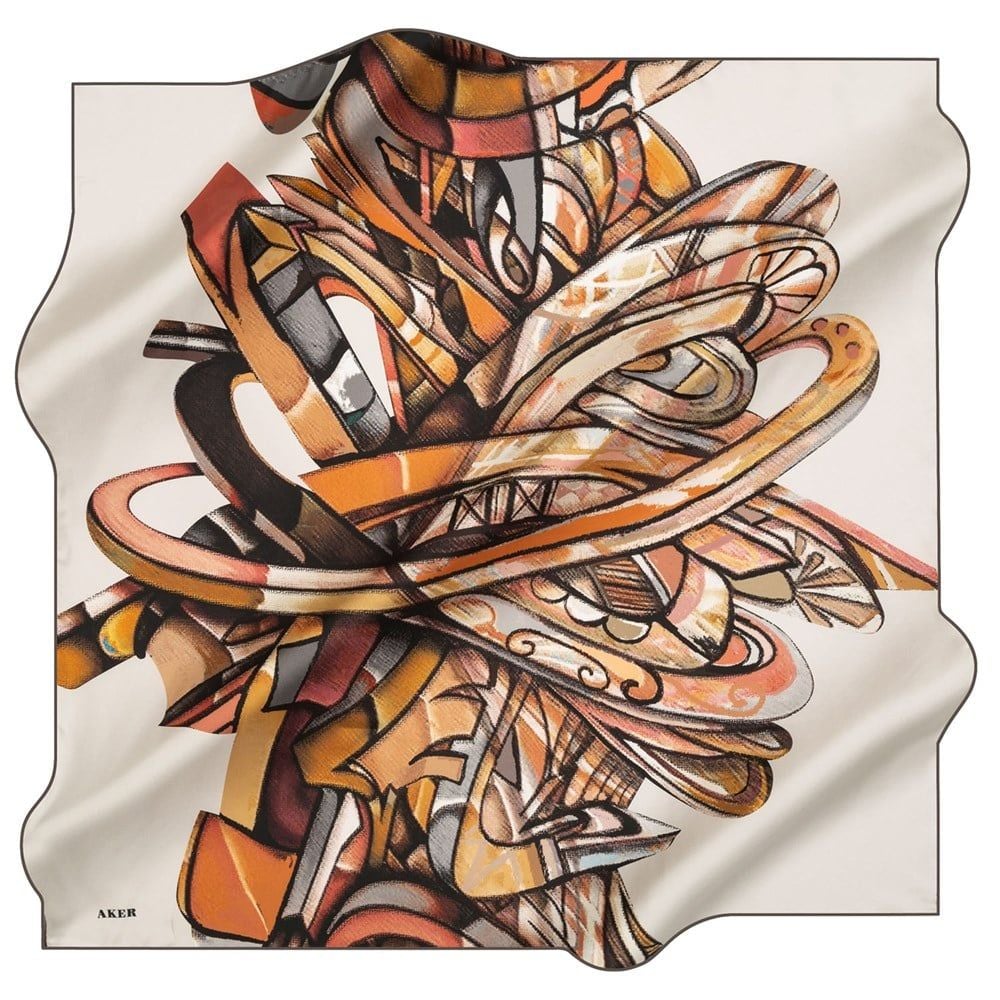 AKER TİVİL İPEK EŞARP 8154-931