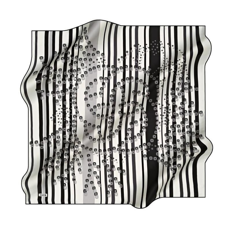 AKER NOSTALJİ TİVİL İPEK EŞARP 7978-911