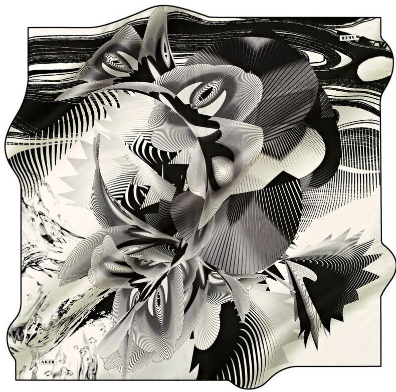 AKER NOSTALJİ TİVİL İPEK EŞARP 8432-912