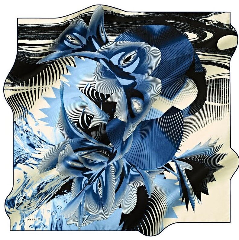 AKER NOSTALJİ TİVİL İPEK EŞARP 8432-923