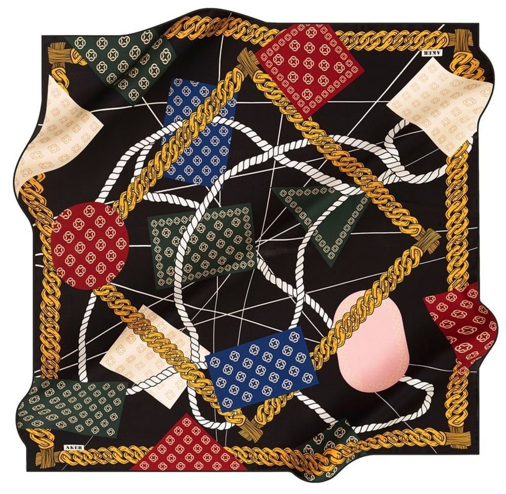 AKER NOSTALJİ TİVİL İPEK EŞARP 8490-912