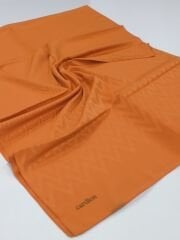 CARDİON JAKARLI ŞAL ZİGZAG DESEN TURUNCU