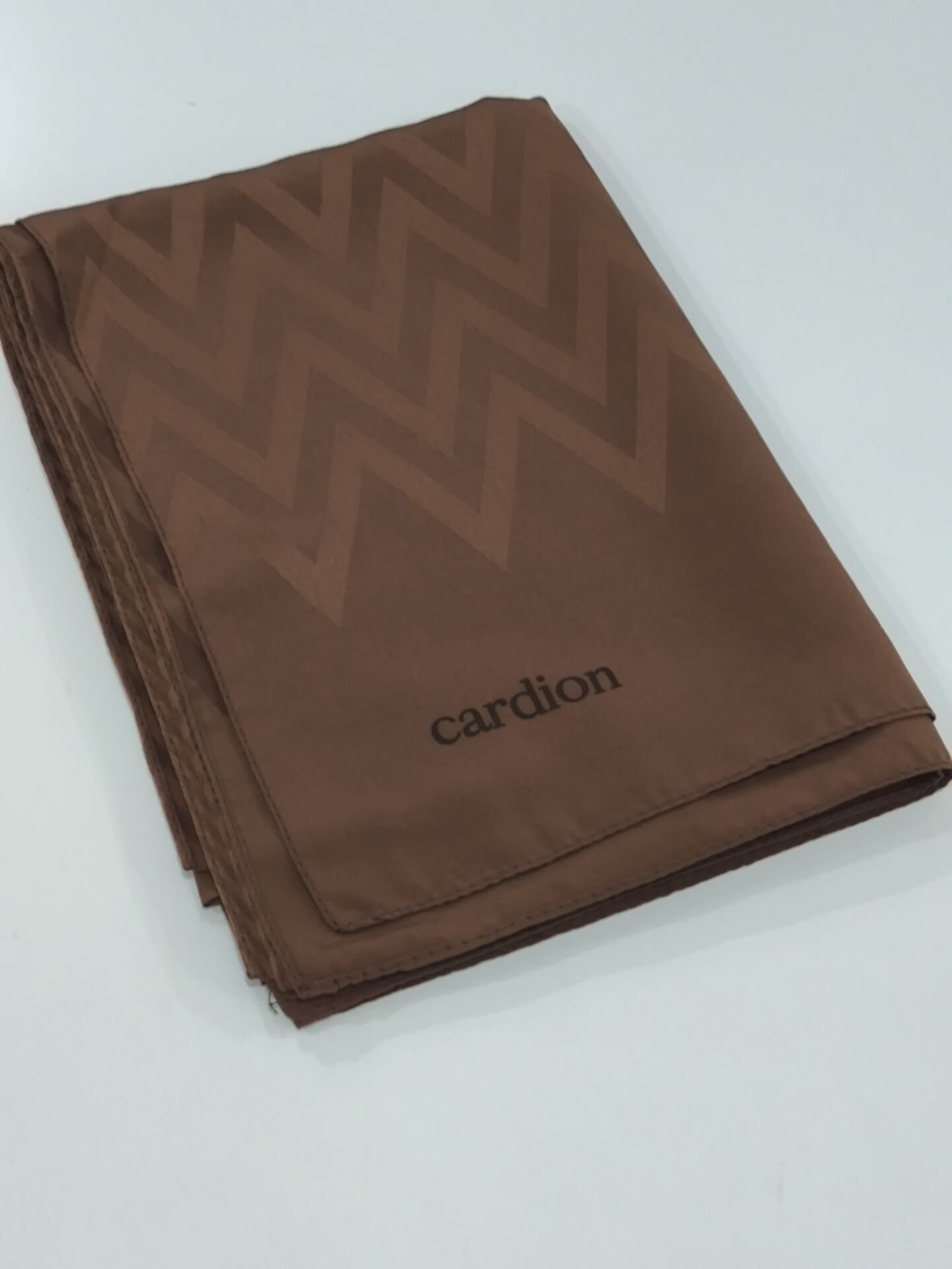 CARDİON JAKARLI ŞAL ZİGZAG DESEN BAKIR