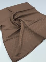 CARDİON JAKARLI ŞAL ZİGZAG DESEN BAKIR