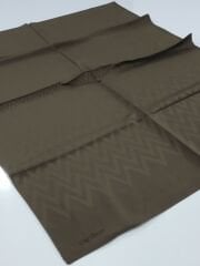 CARDİON JAKARLI ŞAL ZİGZAG DESEN ÇİKOLATA KAHVE