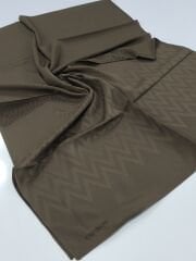 CARDİON JAKARLI ŞAL ZİGZAG DESEN ÇİKOLATA KAHVE