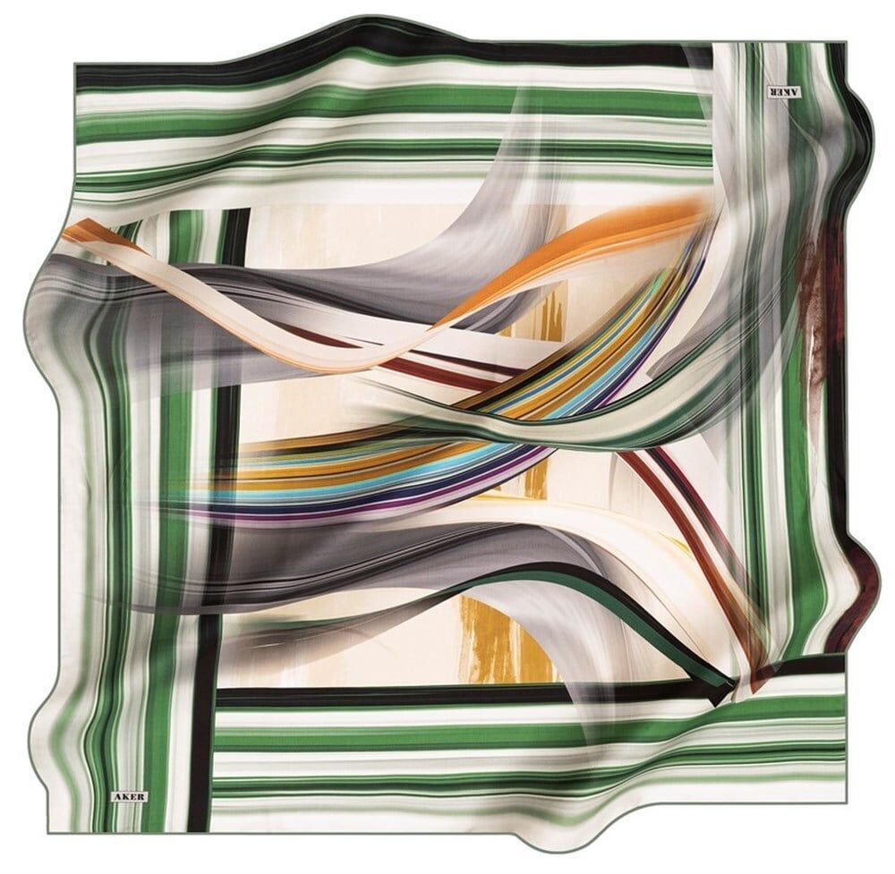 AKER NOSTALJİ TİVİL İPEK EŞARP 8518-952