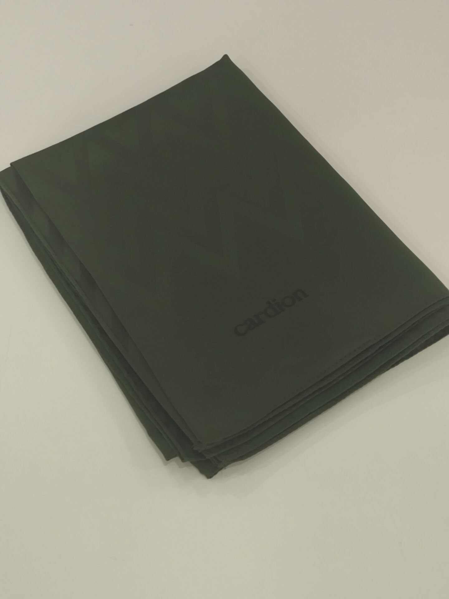 CARDİON JAKARLI ŞAL ZİGZAG DESEN HAKİ YEŞİL