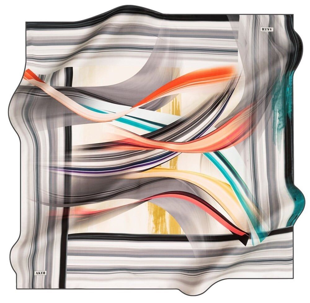 AKER NOSTALJİ TİVİL İPEK EŞARP 8518-971