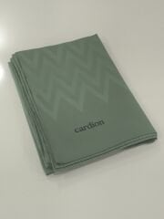 CARDİON JAKARLI ŞAL ZİGZAG DESEN MİNT YEŞİLİ