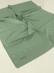 CARDİON JAKARLI ŞAL ZİGZAG DESEN MİNT YEŞİLİ