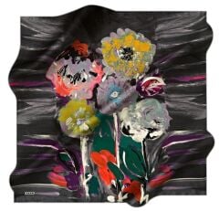 AKER NOSTALJİ TİVİL İPEK EŞARP 8536-971