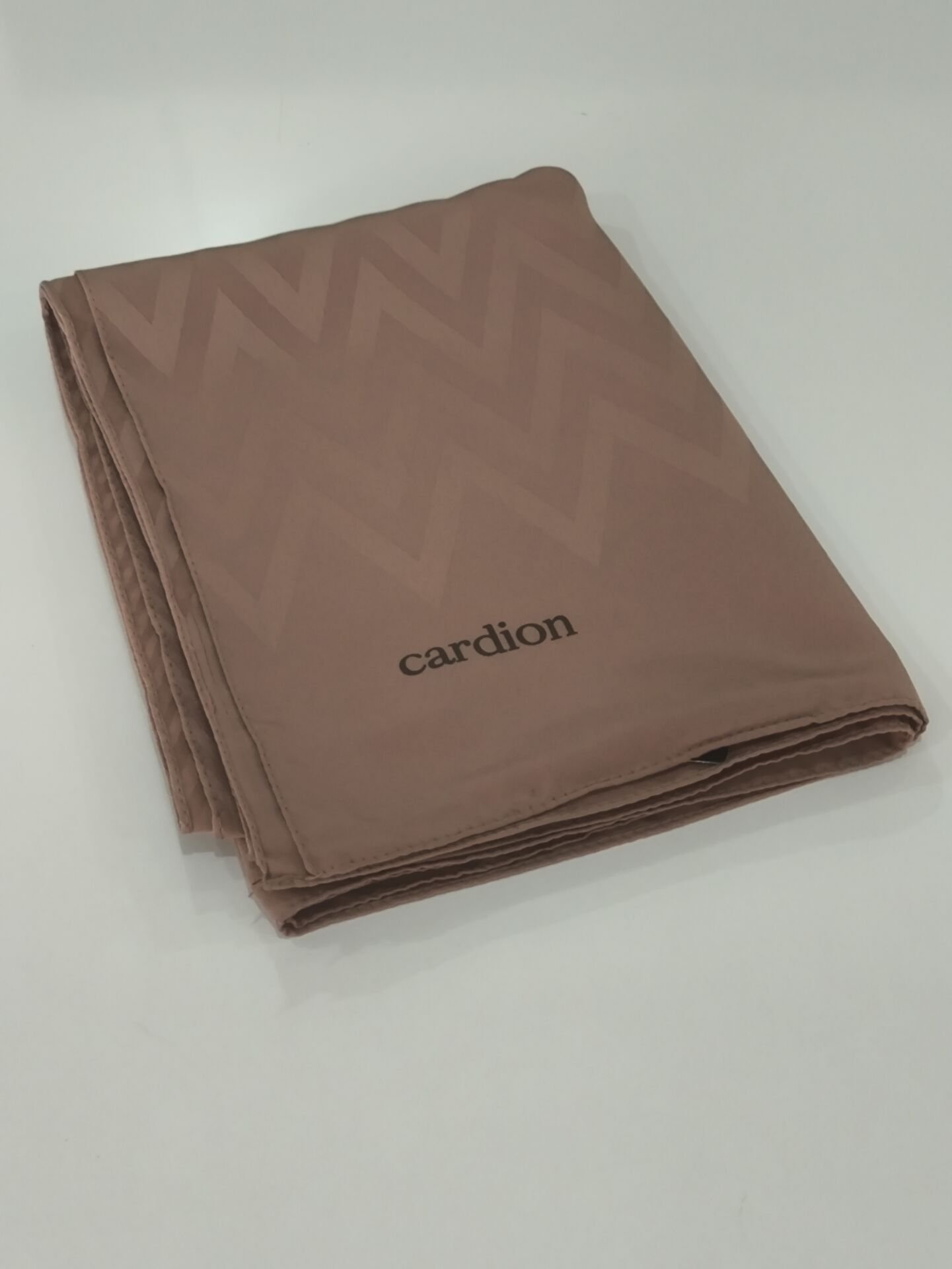 CARDİON JAKARLI ŞAL ZİGZAG DESEN CAPUCCİNO