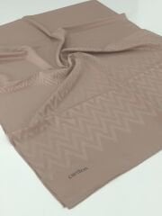 CARDİON JAKARLI ŞAL ZİGZAG DESEN CAPUCCİNO