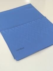 CARDİON JAKARLI ŞAL ZİGZAG DESEN SAKS MAVİSİ