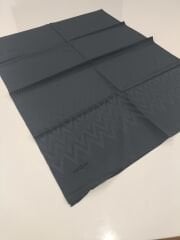 CARDİON JAKARLI ŞAL ZİGZAG DESEN ANTRASİT