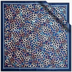 AKER SURA İPEK EŞARP NOSTALJİ LEOPAR DESEN 7984-322