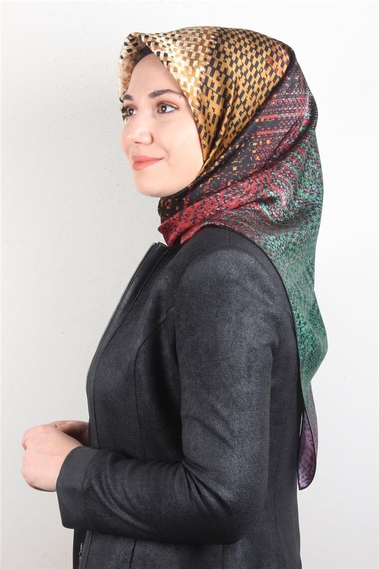 AKER NOSTALJİ TİVİL İPEK EŞARP 8575-913