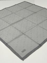 PİRAMİT MONOGRAM JAKARLI EŞARP ÇERVEVELİ GRİ ANTRASİT