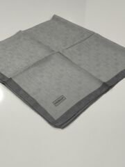 PİRAMİT MONOGRAM JAKARLI EŞARP ÇERVEVELİ GRİ ANTRASİT