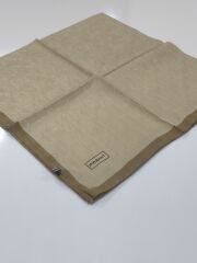 PİRAMİT MONOGRAM JAKARLI EŞARP ÇERVEVELİ GOLD KARAMEL