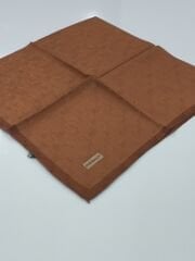 PİRAMİT MONOGRAM JAKARLI EŞARP ÇERVEVELİ KİREMİT