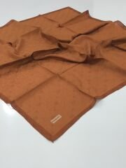 PİRAMİT MONOGRAM JAKARLI EŞARP ÇERVEVELİ KİREMİT