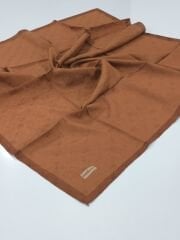 PİRAMİT MONOGRAM JAKARLI EŞARP ÇERVEVELİ KİREMİT