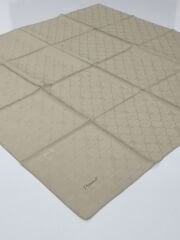 PİRAMİT MONOGRAM JAKARLI EŞARP KARAMEL