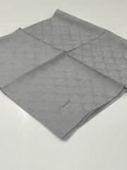 PİRAMİT MONOGRAM JAKARLI EŞARP GRİ