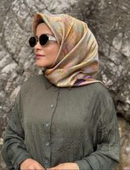 AKER NOSTALJİ SURA İPEK EŞARP 8973-331