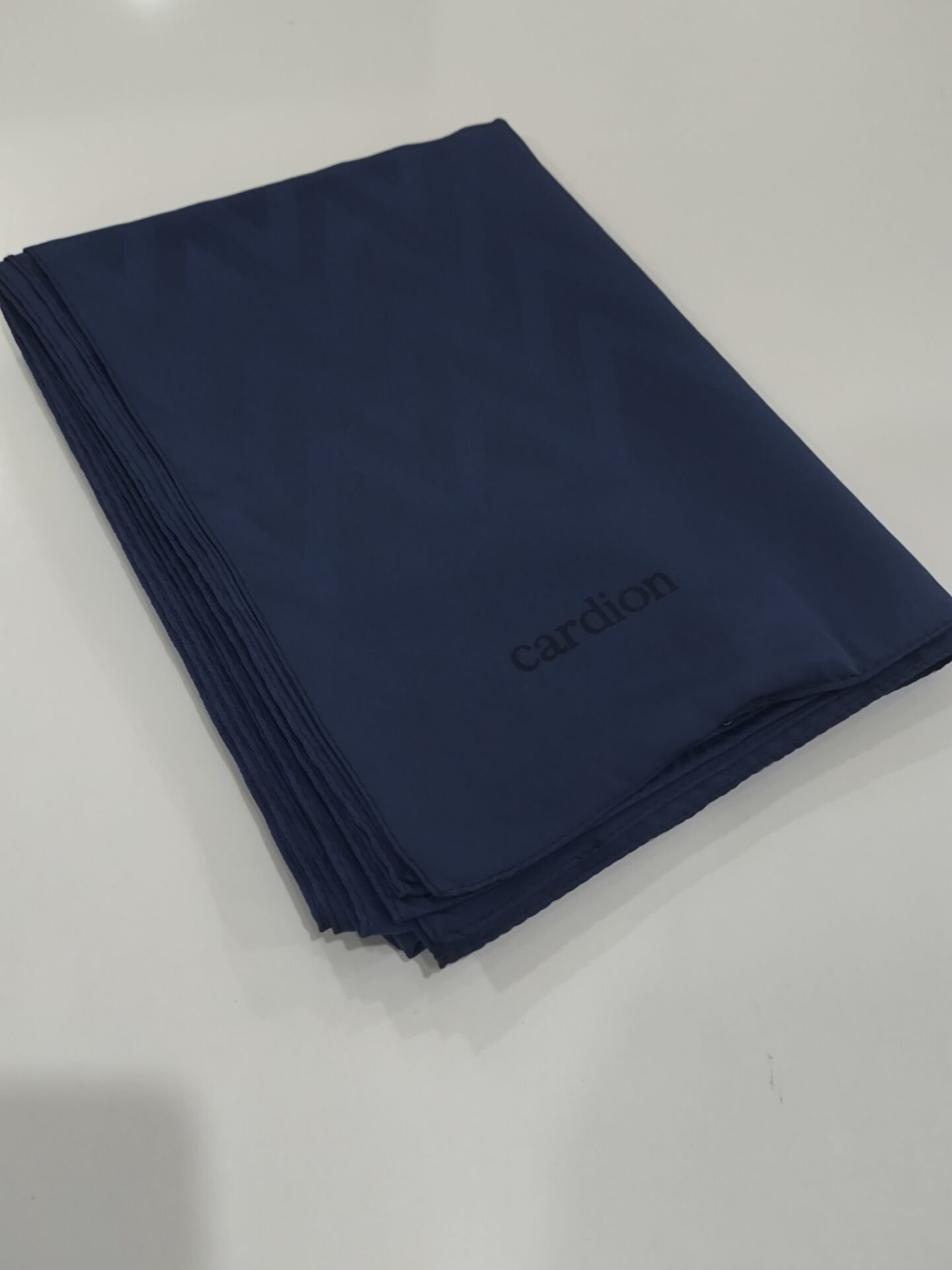 CARDİON JAKARLI ŞAL ZİGZAG DESEN LACİVERT