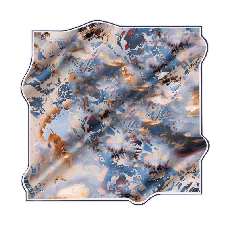 AKER NOSTALJİ SURA İPEK EŞARP 8989-321