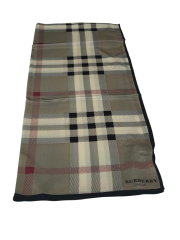 BURBERRY  VUAL İPEK ŞAL SİYAH VİZON