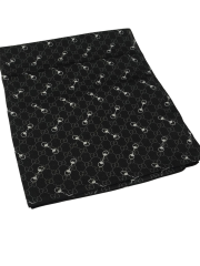 GUCCİ VUAL İPEK ŞAL G BASKILI SİYAH