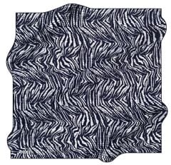 AKER NOSTALJİ TİVİL İPEK EŞARP LACİVERT 8573-922