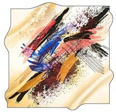 AKER NOSTALJİ TİVİL İPEK EŞARP 8581-912