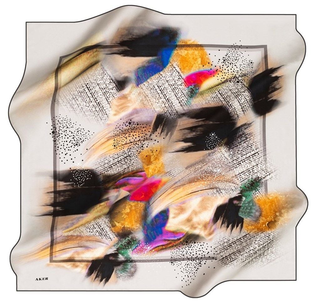 AKER NOSTALJİ TİVİL İPEK EŞARP 8396-971