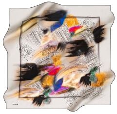 AKER NOSTALJİ TİVİL İPEK EŞARP 8396-971