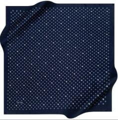 PİERRE CARDİN TİVİL İPEK EŞARP LACİVERT 4839-921