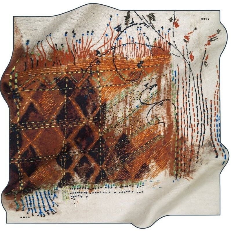 AKER TİVİL İPEK EŞARP 8409-923