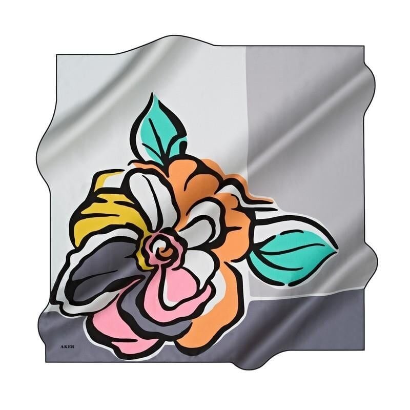 AKER TİVİL İPEK EŞARP 8028-971